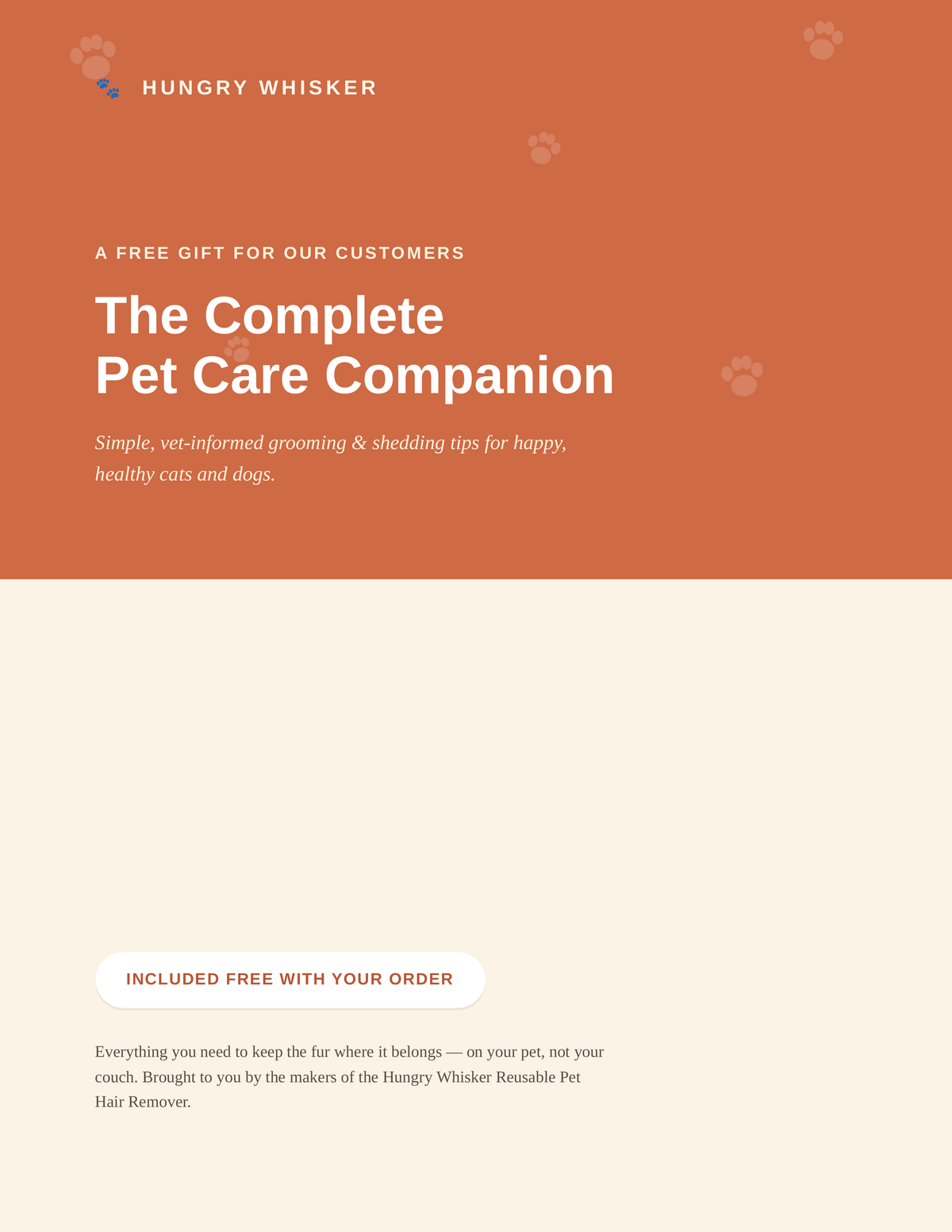 The Complete Pet Care Companion