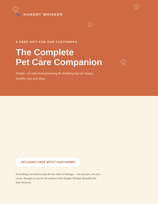 The Complete Pet Care Companion